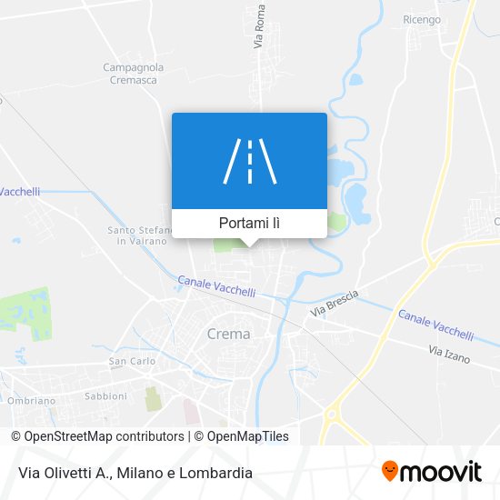 Mappa Via Olivetti A.