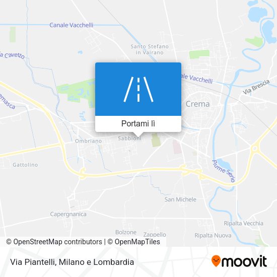 Mappa Via Piantelli