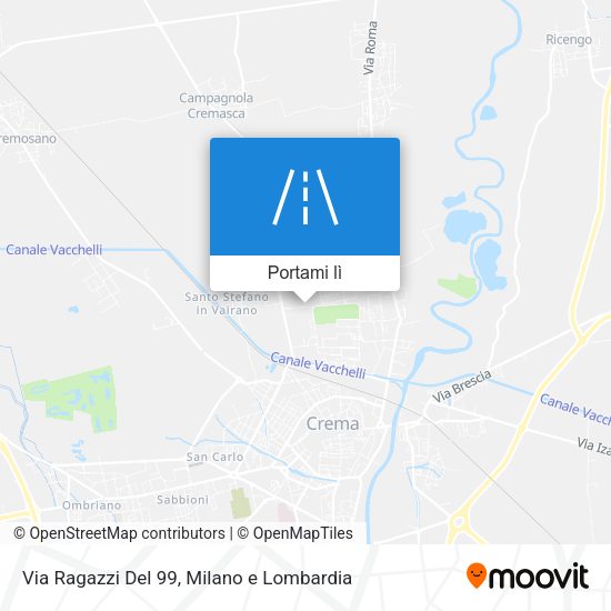 Mappa Via Ragazzi Del 99