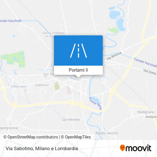 Mappa Via Sabotino