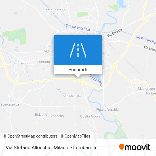 Mappa Via Stefano Allocchio