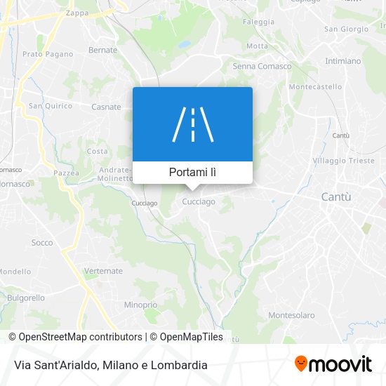 Mappa Via Sant'Arialdo