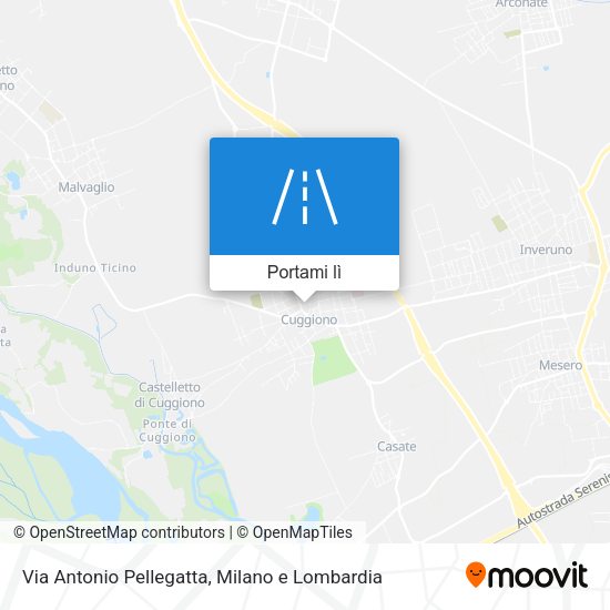 Mappa Via Antonio Pellegatta