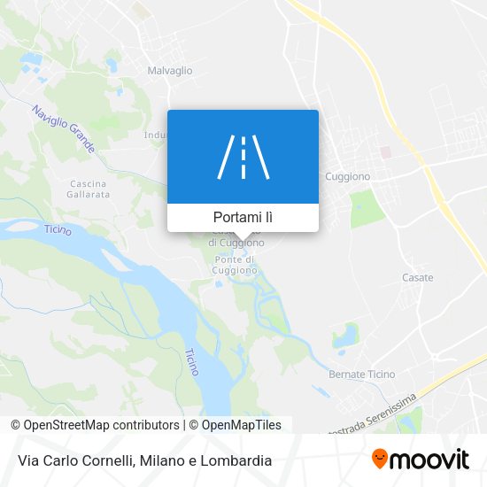 Mappa Via Carlo Cornelli