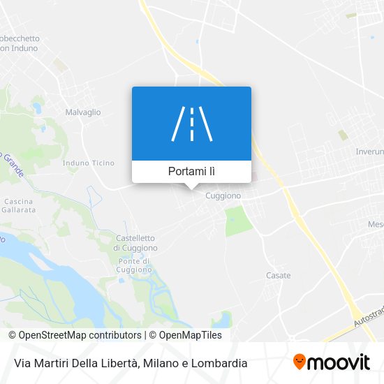 Mappa Via Martiri Della Libertà