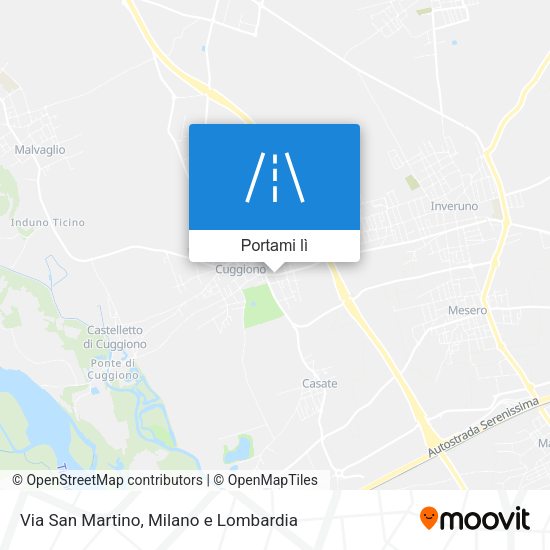 Mappa Via San Martino