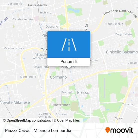 Mappa Piazza Cavour