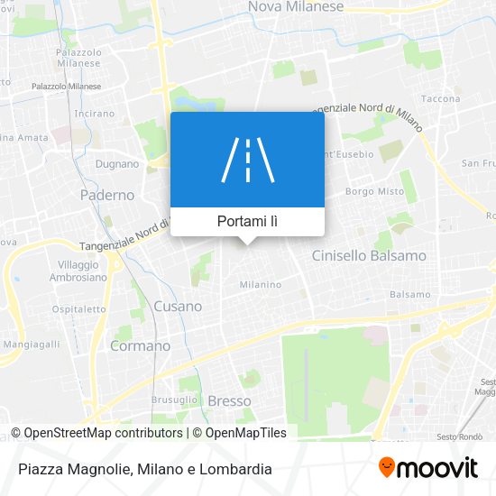 Mappa Piazza Magnolie