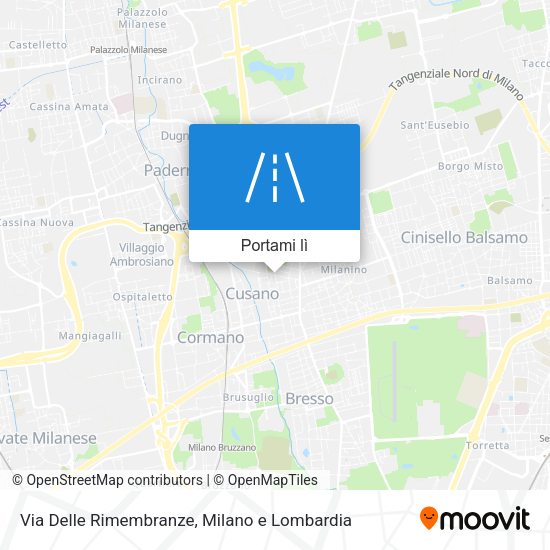 Mappa Via Delle Rimembranze