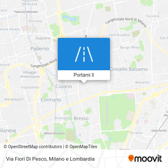 Mappa Via Fiori Di Pesco