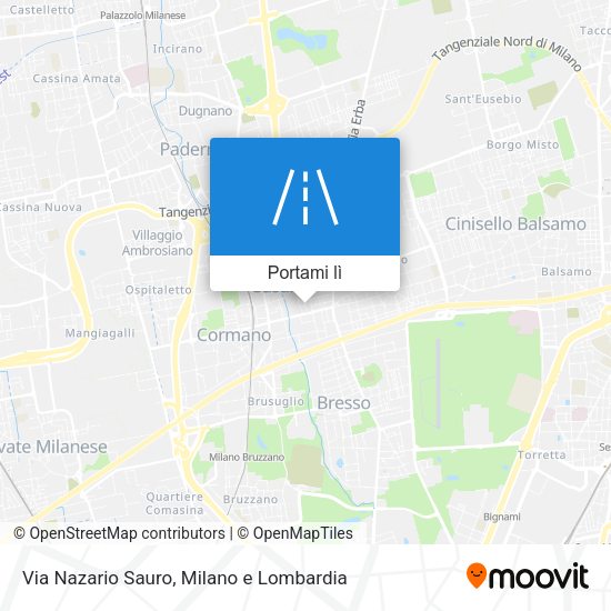 Mappa Via Nazario Sauro
