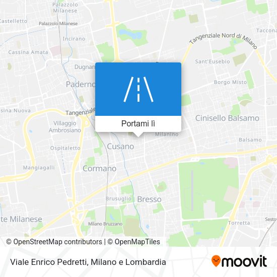 Mappa Viale Enrico Pedretti