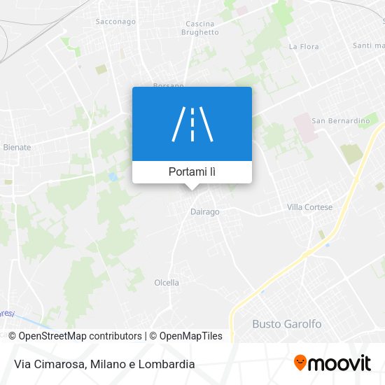 Mappa Via Cimarosa