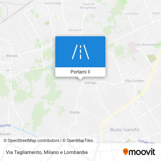 Mappa Via Tagliamento
