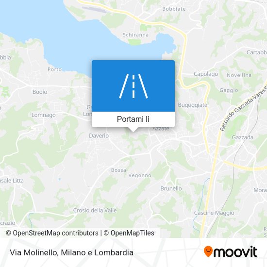 Mappa Via Molinello