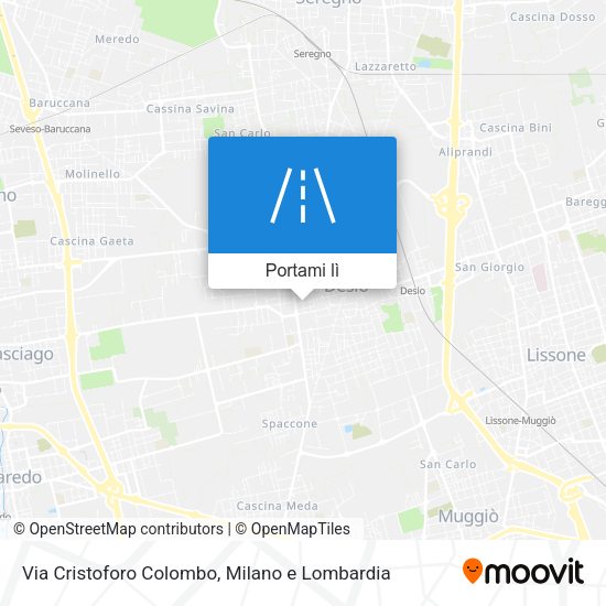 Mappa Via Cristoforo Colombo