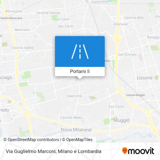 Mappa Via Guglielmo Marconi