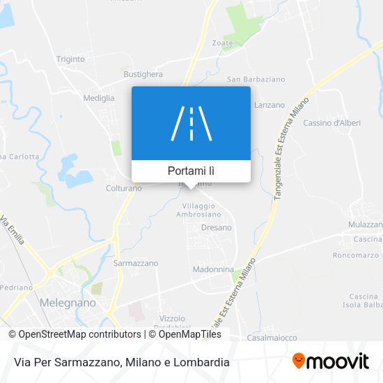 Mappa Via Per Sarmazzano