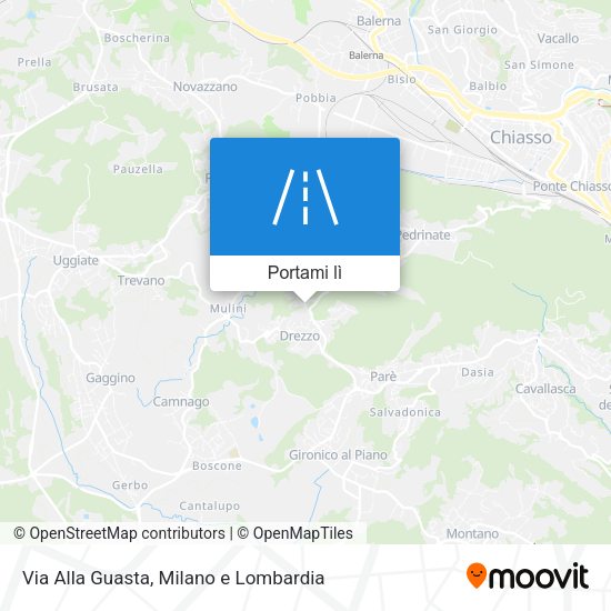 Mappa Via Alla Guasta