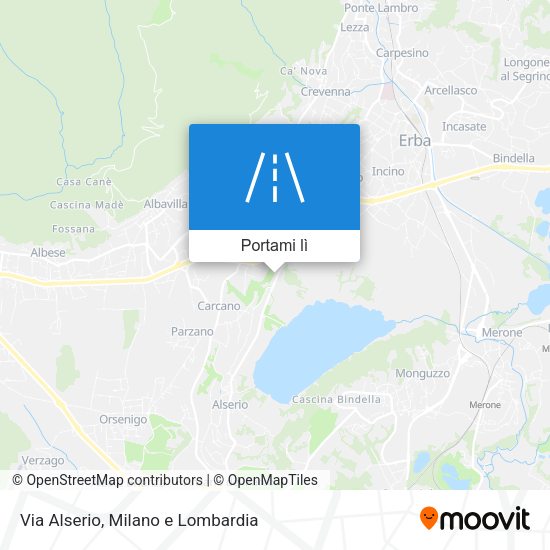 Mappa Via Alserio