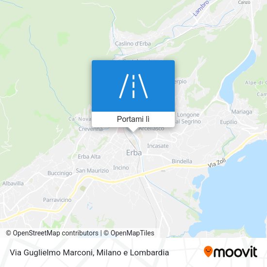 Mappa Via Guglielmo Marconi