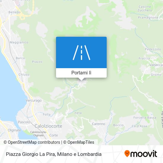 Mappa Piazza Giorgio La Pira