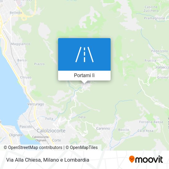 Mappa Via Alla Chiesa