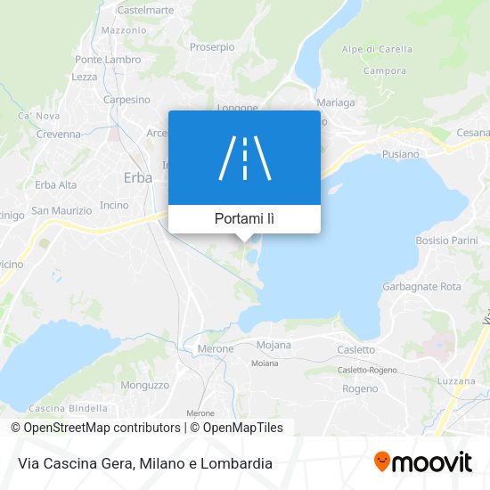Mappa Via Cascina Gera
