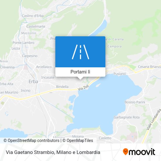 Mappa Via Gaetano Strambio