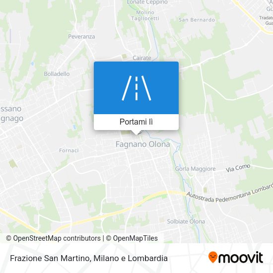 Mappa Frazione San Martino