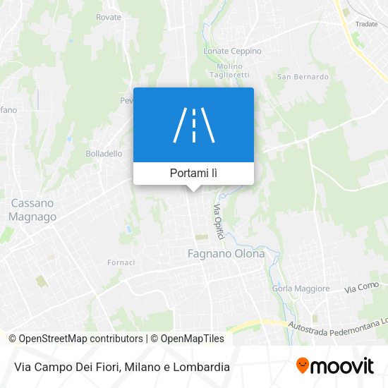 Mappa Via Campo Dei Fiori
