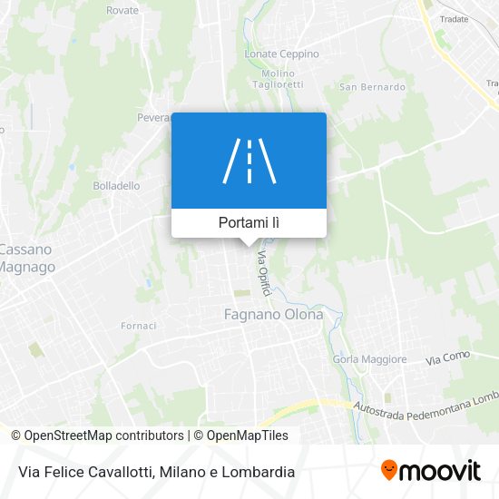 Mappa Via Felice Cavallotti