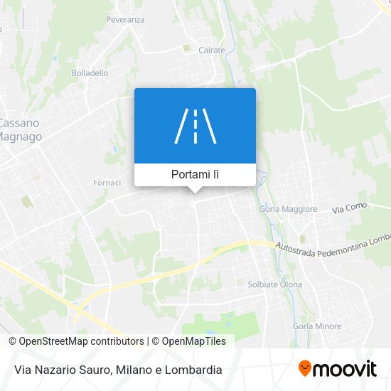 Mappa Via Nazario Sauro