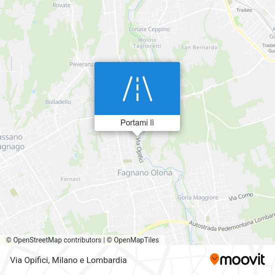 Mappa Via Opifici
