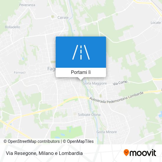 Mappa Via Resegone