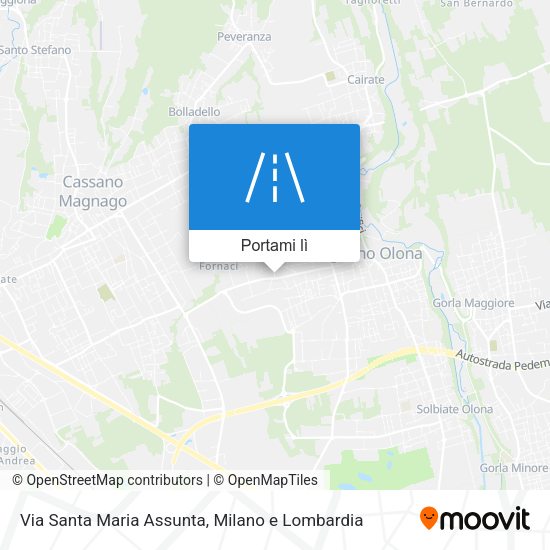Mappa Via Santa Maria Assunta