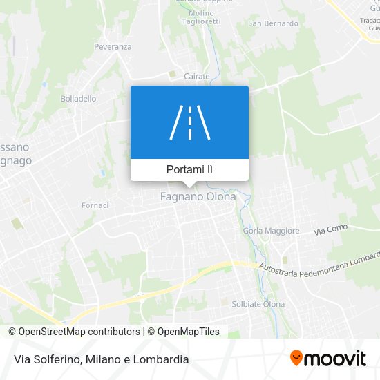 Mappa Via Solferino