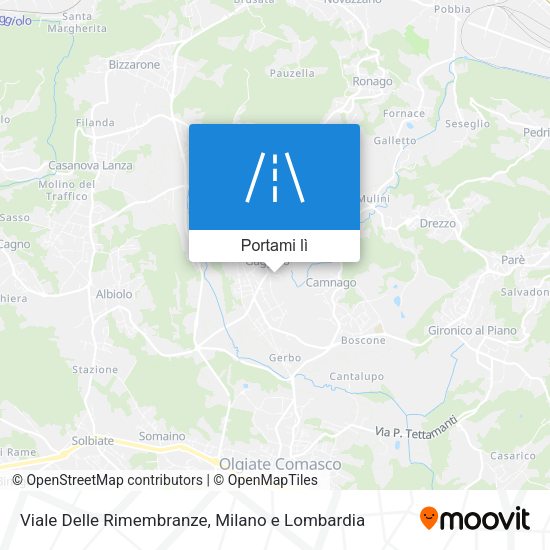 Mappa Viale Delle Rimembranze