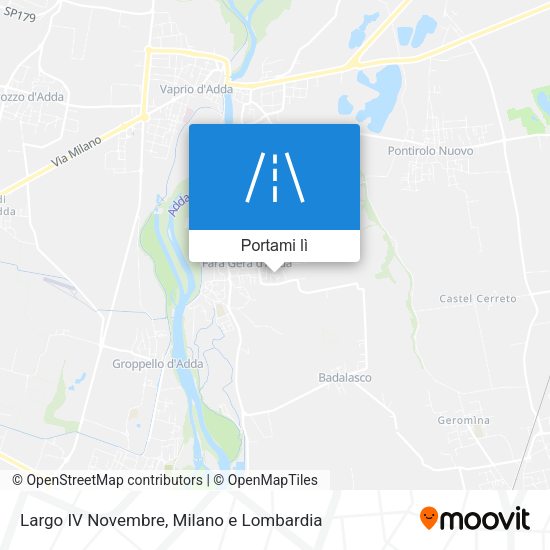 Mappa Largo IV Novembre