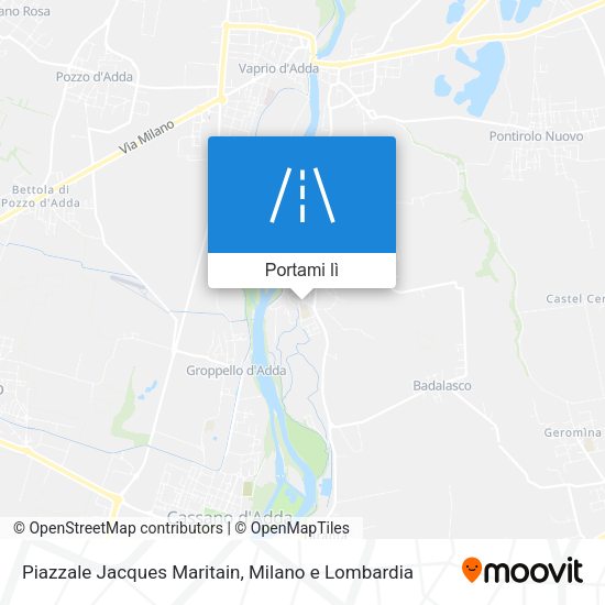 Mappa Piazzale Jacques Maritain
