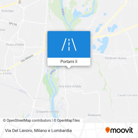 Mappa Via Del Lavoro