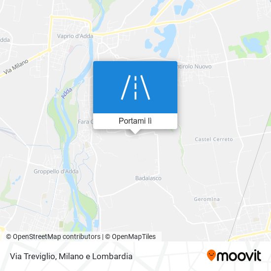 Mappa Via Treviglio