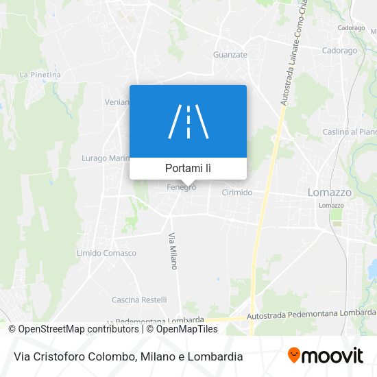 Mappa Via Cristoforo Colombo