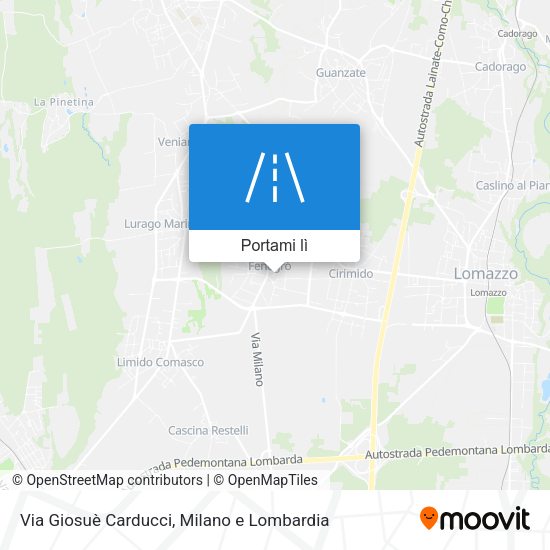 Mappa Via Giosuè Carducci