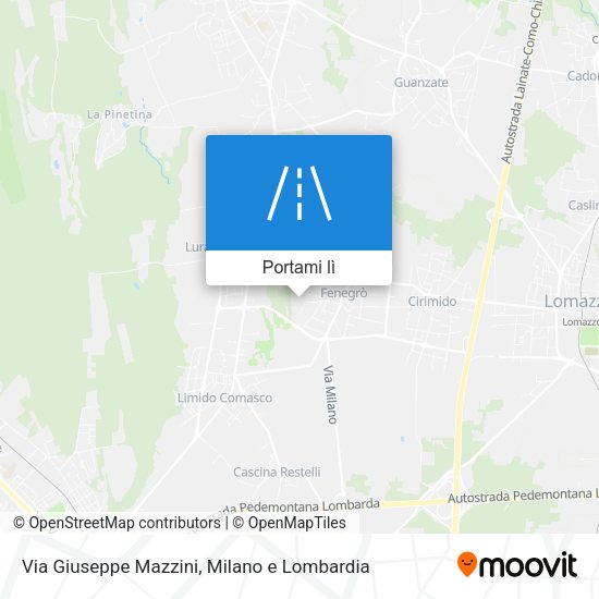 Mappa Via Giuseppe Mazzini