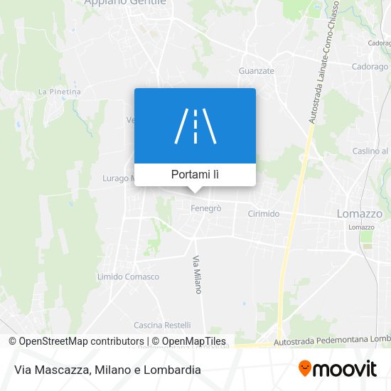Mappa Via Mascazza