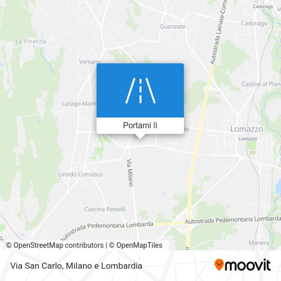 Mappa Via San Carlo