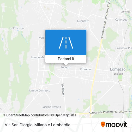 Mappa Via San Giorgio