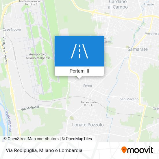 Mappa Via Redipuglia