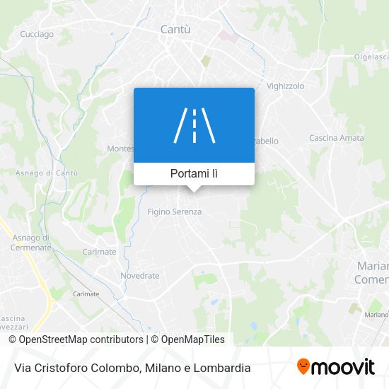 Mappa Via Cristoforo Colombo